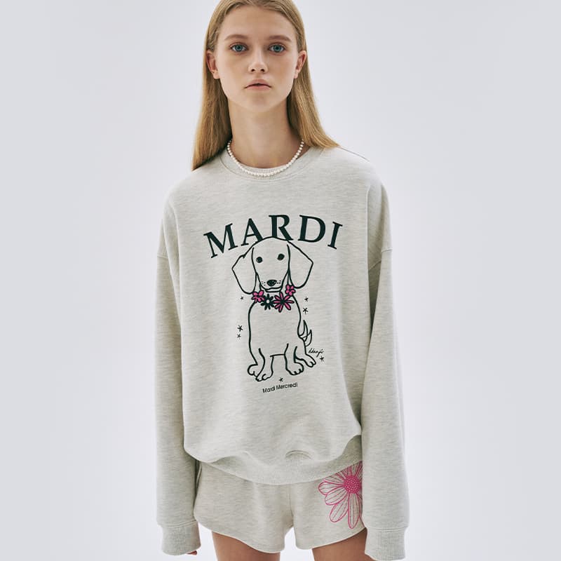 Худи MARDI MERCREDI SS25 MARDI Толстовка для женщин - изображение 4