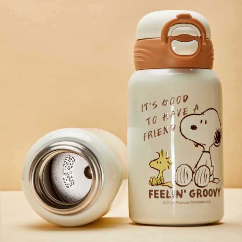 SNOOPY Термокружки Синий Кофейный Розовый 520 мл - изображение 8