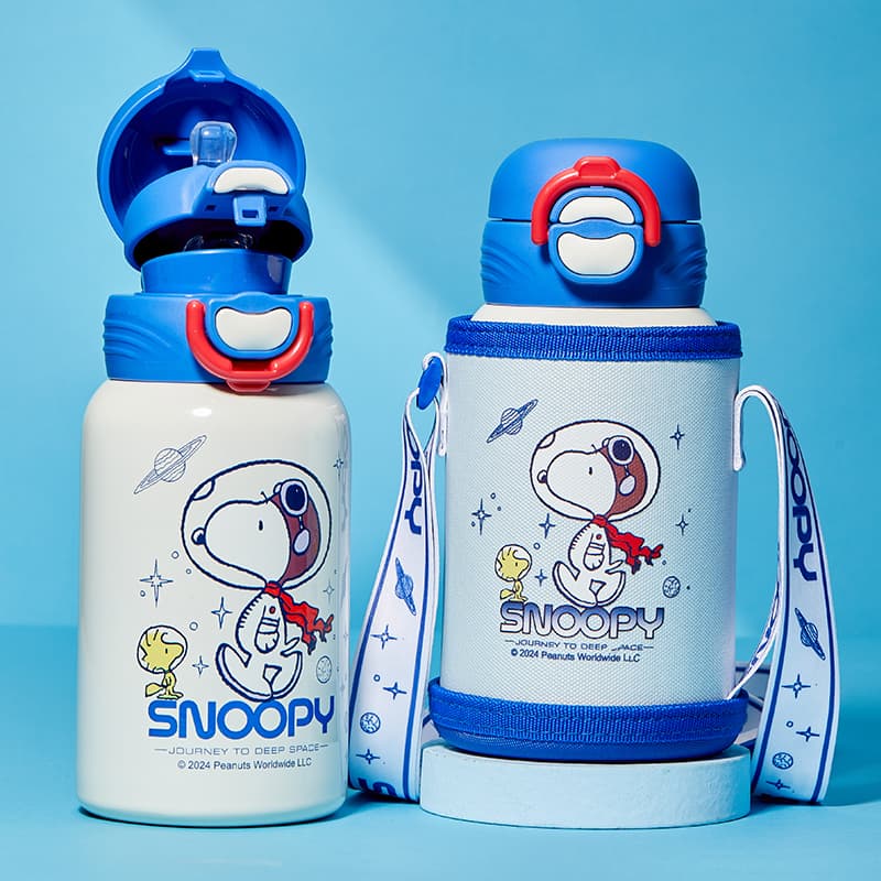 SNOOPY Термокружки Синий Кофейный Розовый 520 мл - изображение 2