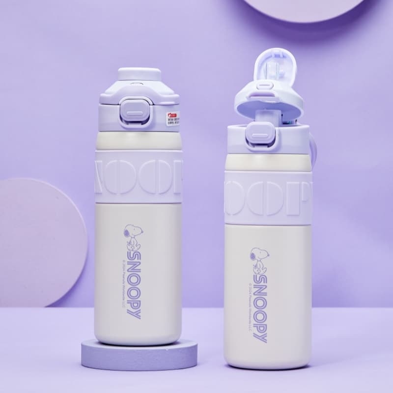 SNOOPY Термокружки Фиолетовый Синий Кофейный 600 мл - изображение 6