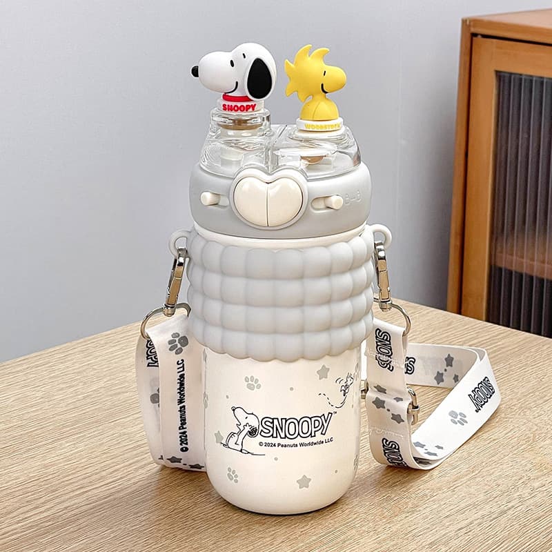SNOOPY Термокружки Серый Зеленый 520 мл - изображение 3