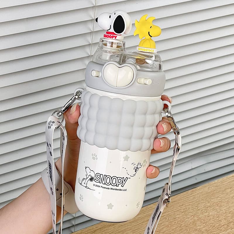 SNOOPY Термокружки Серый Зеленый 520 мл - изображение 4