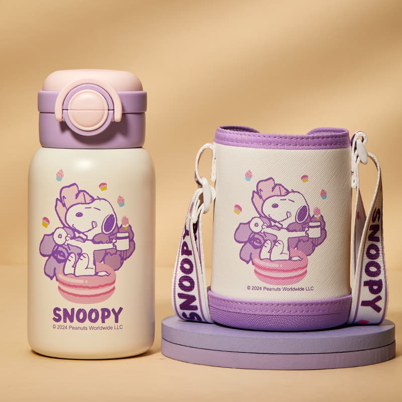SNOOPY Термокружки Синий Фиолетовый 530 мл - изображение 1