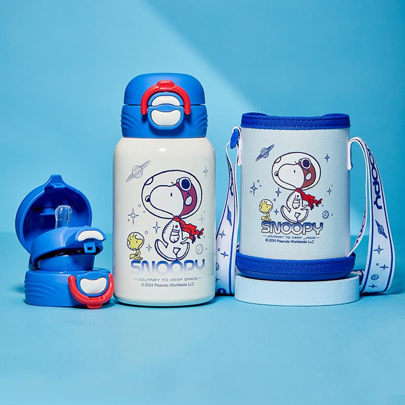 SNOOPY Термокружки Синий Кофейный Розовый 520 мл - изображение 3