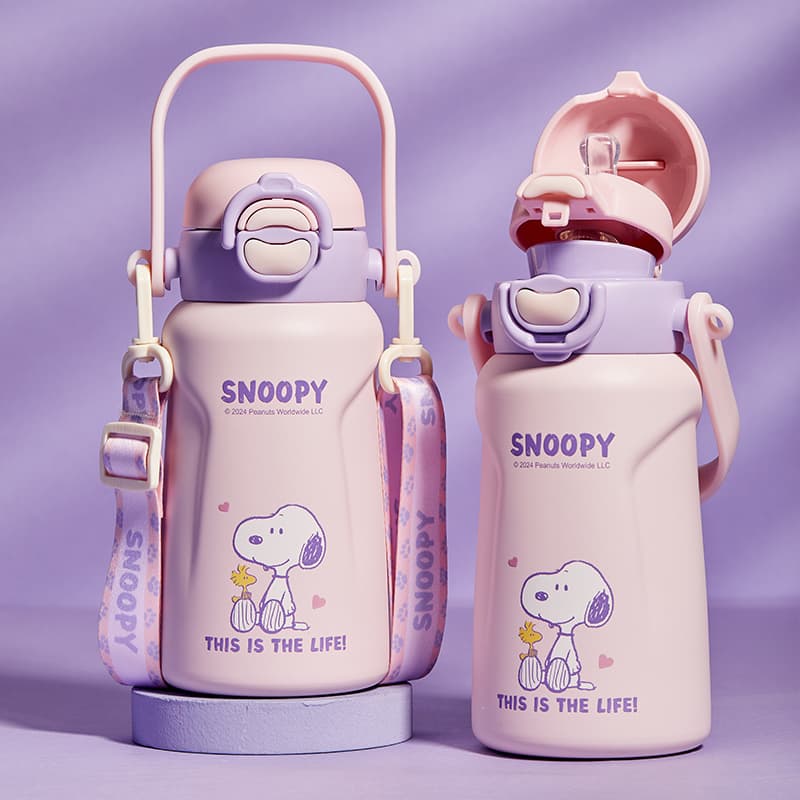 SNOOPY Термокружки Белый Кофейный Фиолетовый 480 мл - изображение 2
