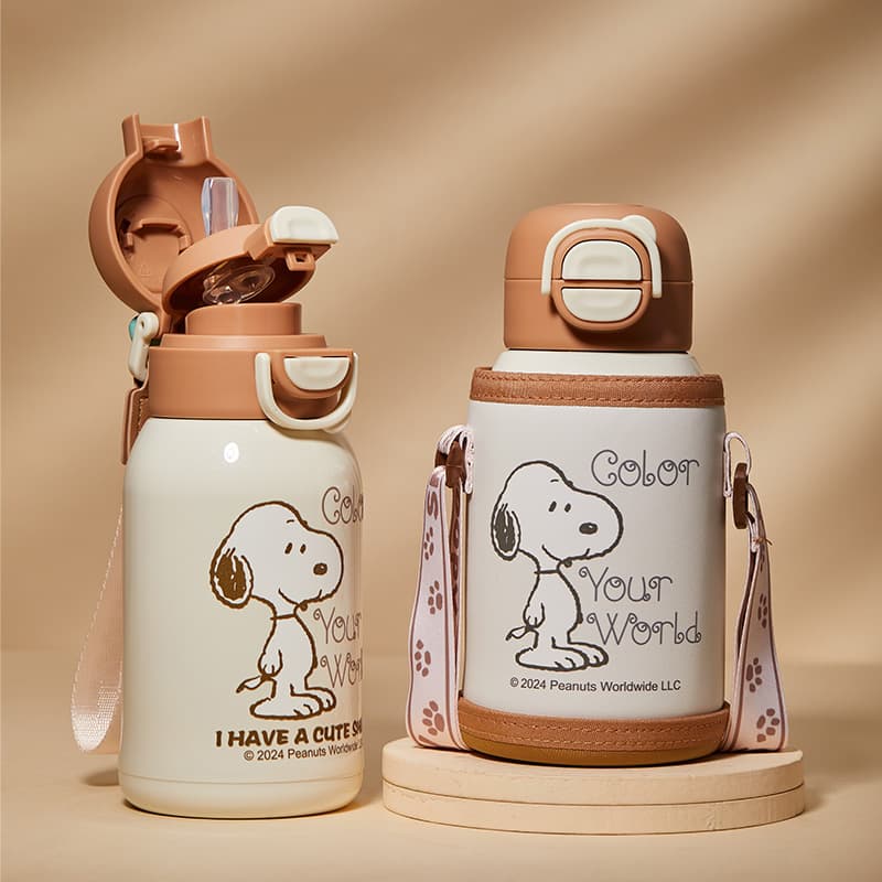 SNOOPY Термокружки Синий Зеленый Кофейный 580 мл - изображение 3