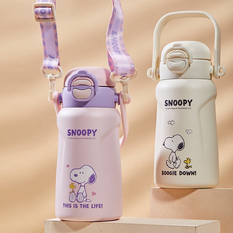 SNOOPY Термокружки Белый Кофейный Фиолетовый 480 мл - изображение 4