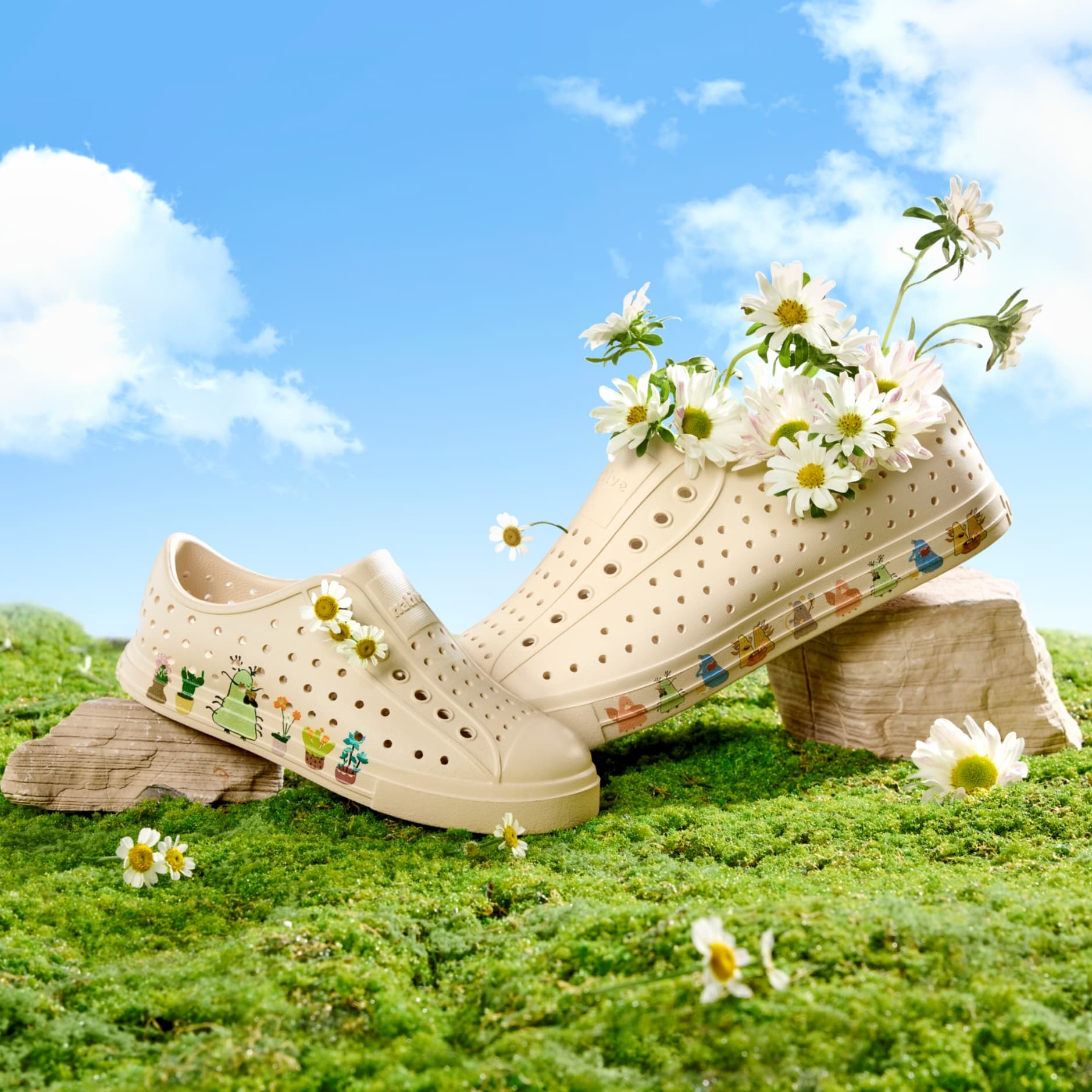Сабо Native Shoes Bloom ЭВА Сабо Унисекс Экрю - изображение 5
