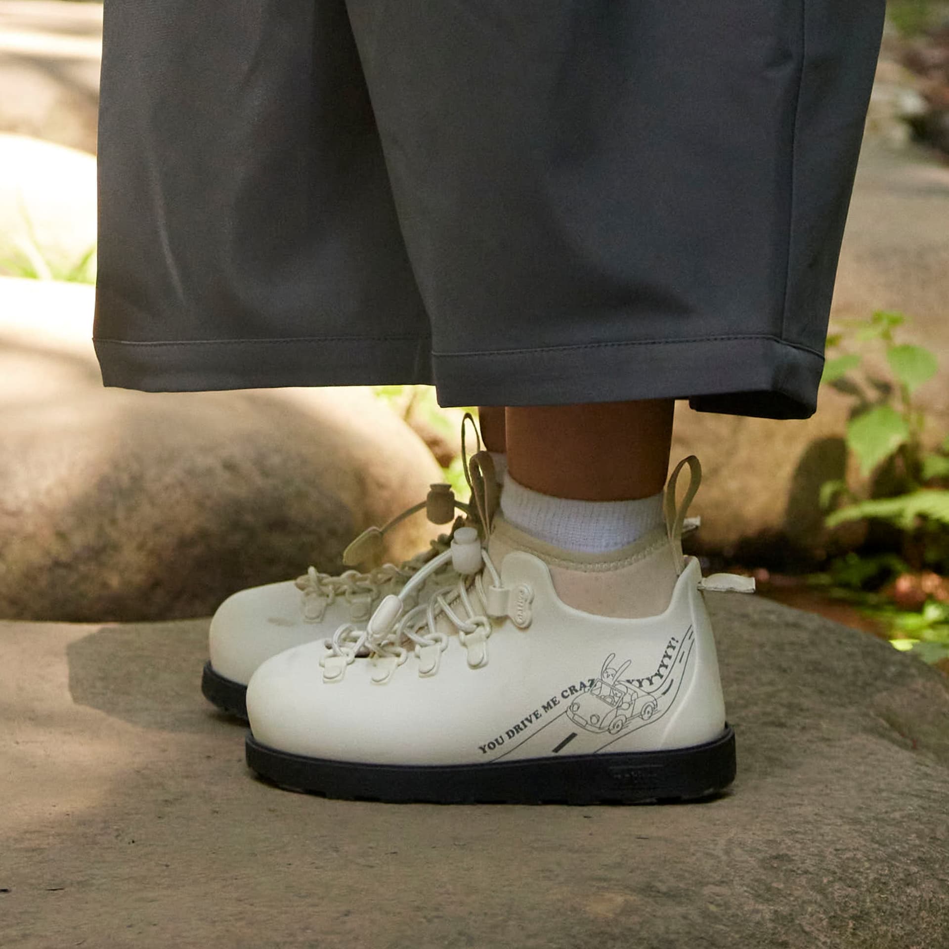 Native Shoes Fitzsimmons Детская Туристическая Обувь Низкий Верх Белый Kids - изображение 7