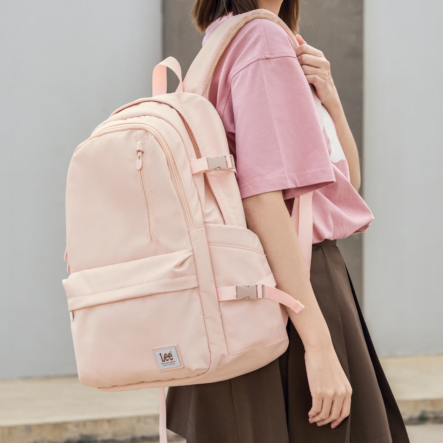 Рюкзак Lee Ткань Дорожный рюкзак Обычный (стандартный) Женские Многоцветный - изображение 4
