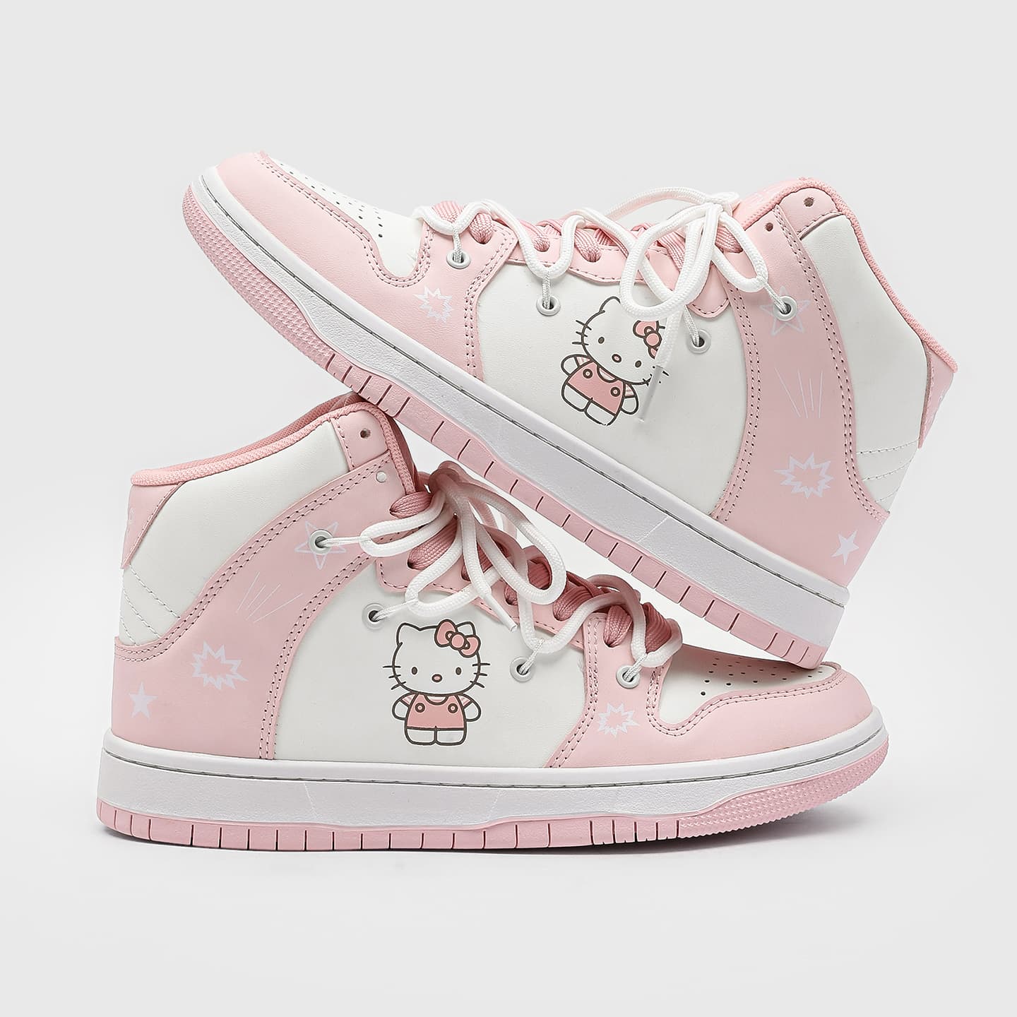 Кроссовки Sanrio Повседневная обувь для скейтборда женская розовая - изображение 4