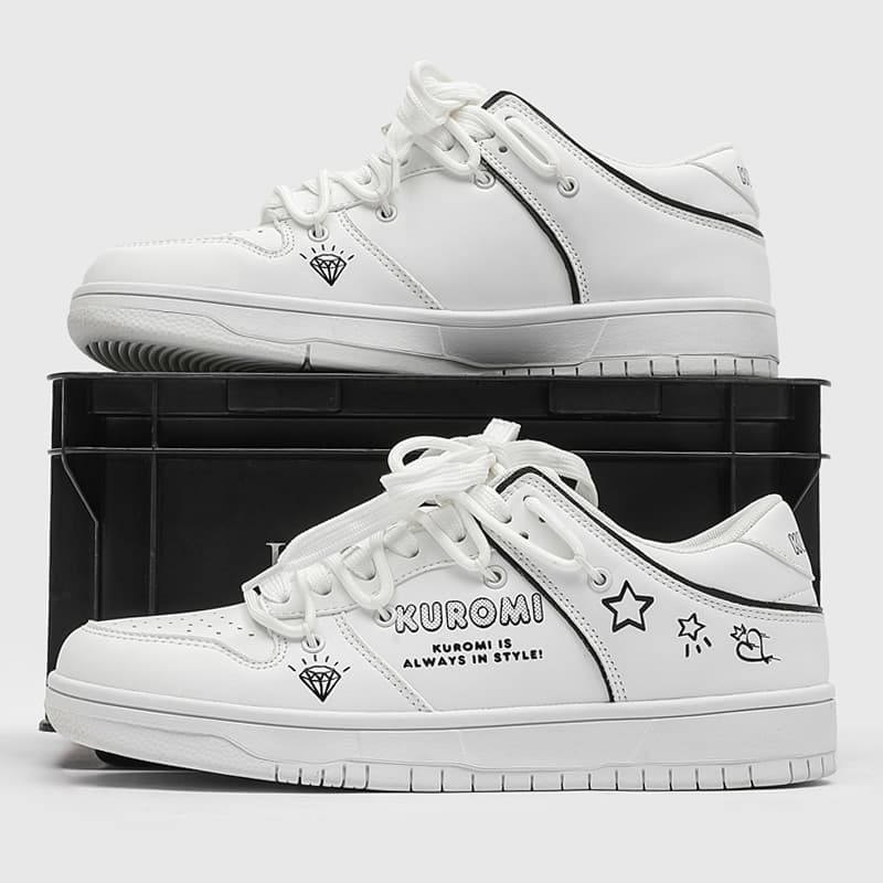 Кроссовки Sanrio x Deconstructed Campus Sneakers with Dual Laces, Anti-Slip, Cushioned, Lightweight, Low-Top, Unisex - изображение 4