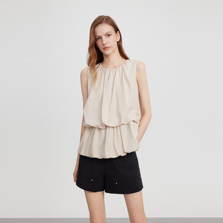 Блузка ELLE Khaki Женские Рубашки - изображение 6