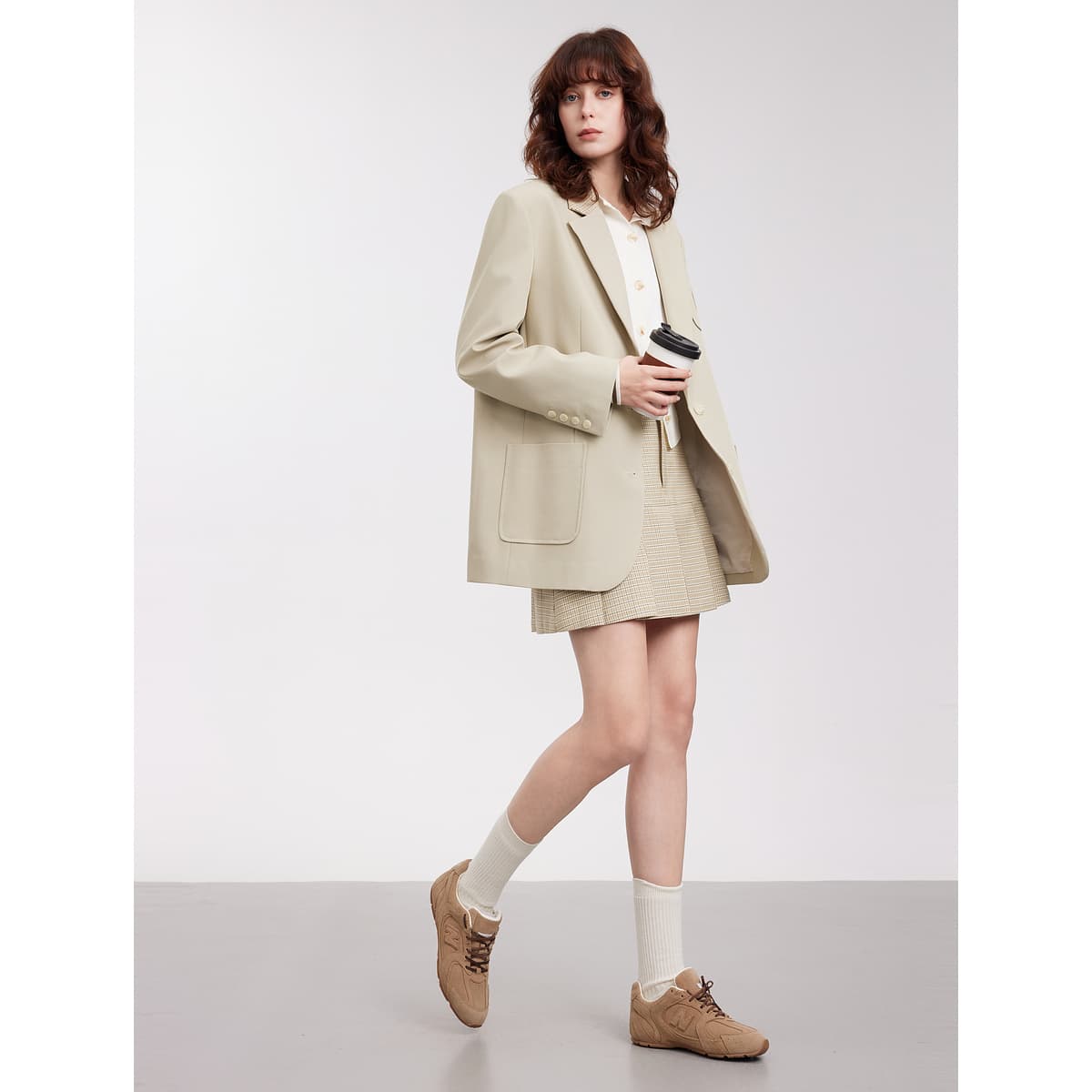 ELLE Khaki Женские Бизнес-костюмы - изображение 4