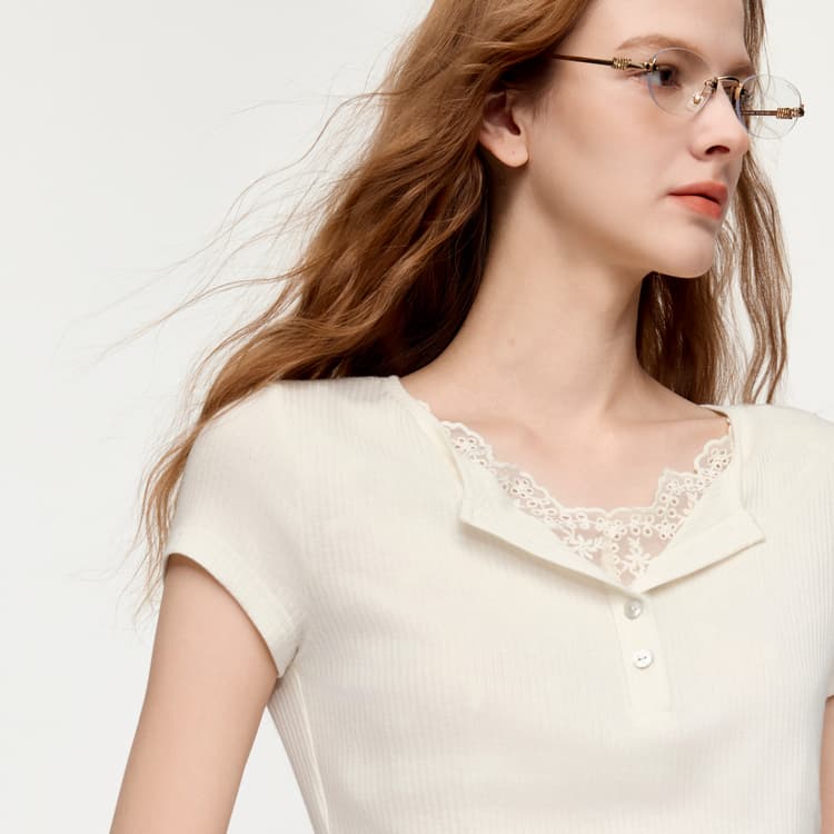 Футболка ELLE Женские T-рубашки - изображение 7
