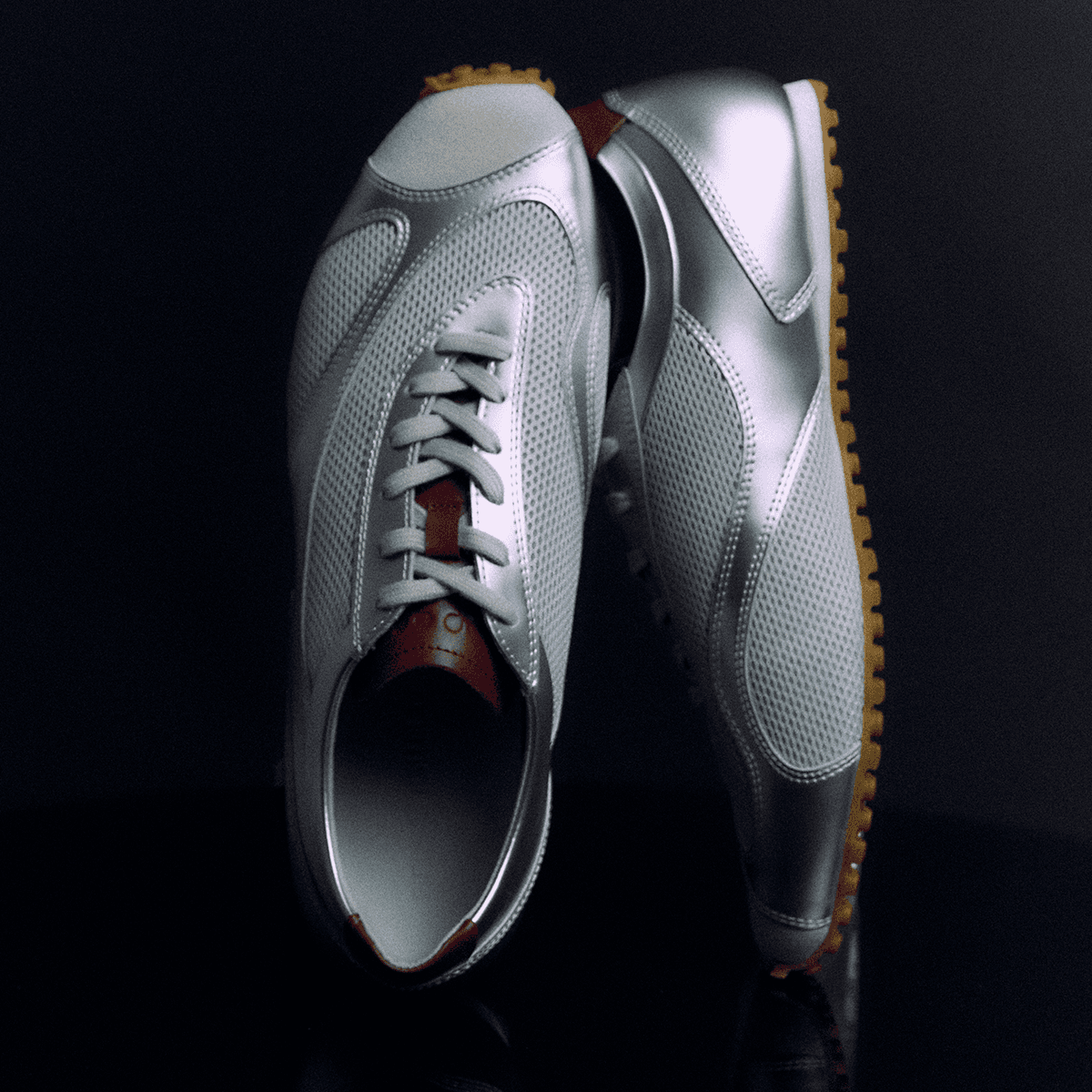 Кроссовки для бега Roaringwild Беговые кроссовки Low Топ Серебряный Унисекс - изображение 5