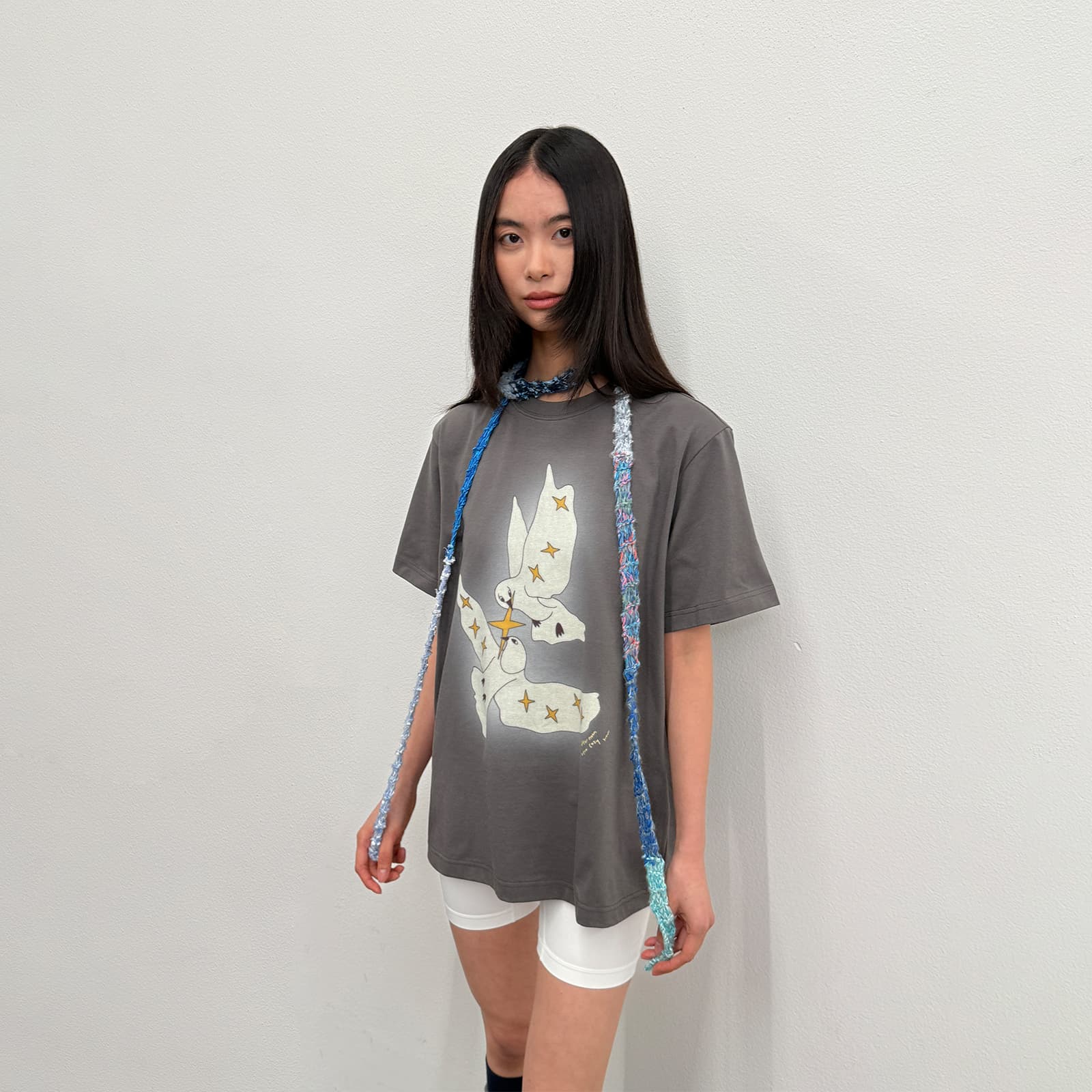 Футболка ROARINGWILD T-Shirt Унисекс Угольный Серый - изображение 3