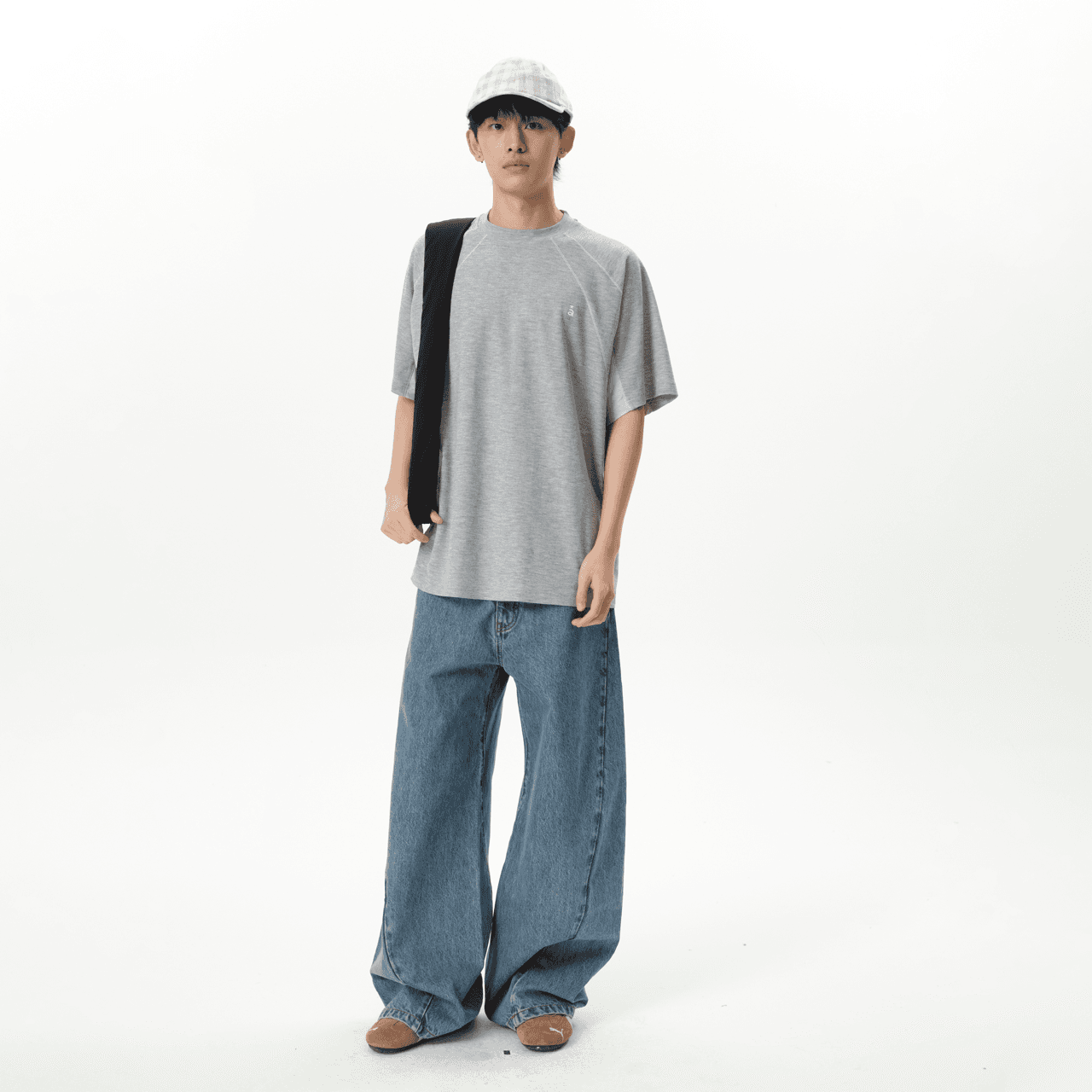 Штаны ROARINGWILD Blue Unisex Jeans ROARINGWILD Синий Унисекс Джинсы - изображение 7