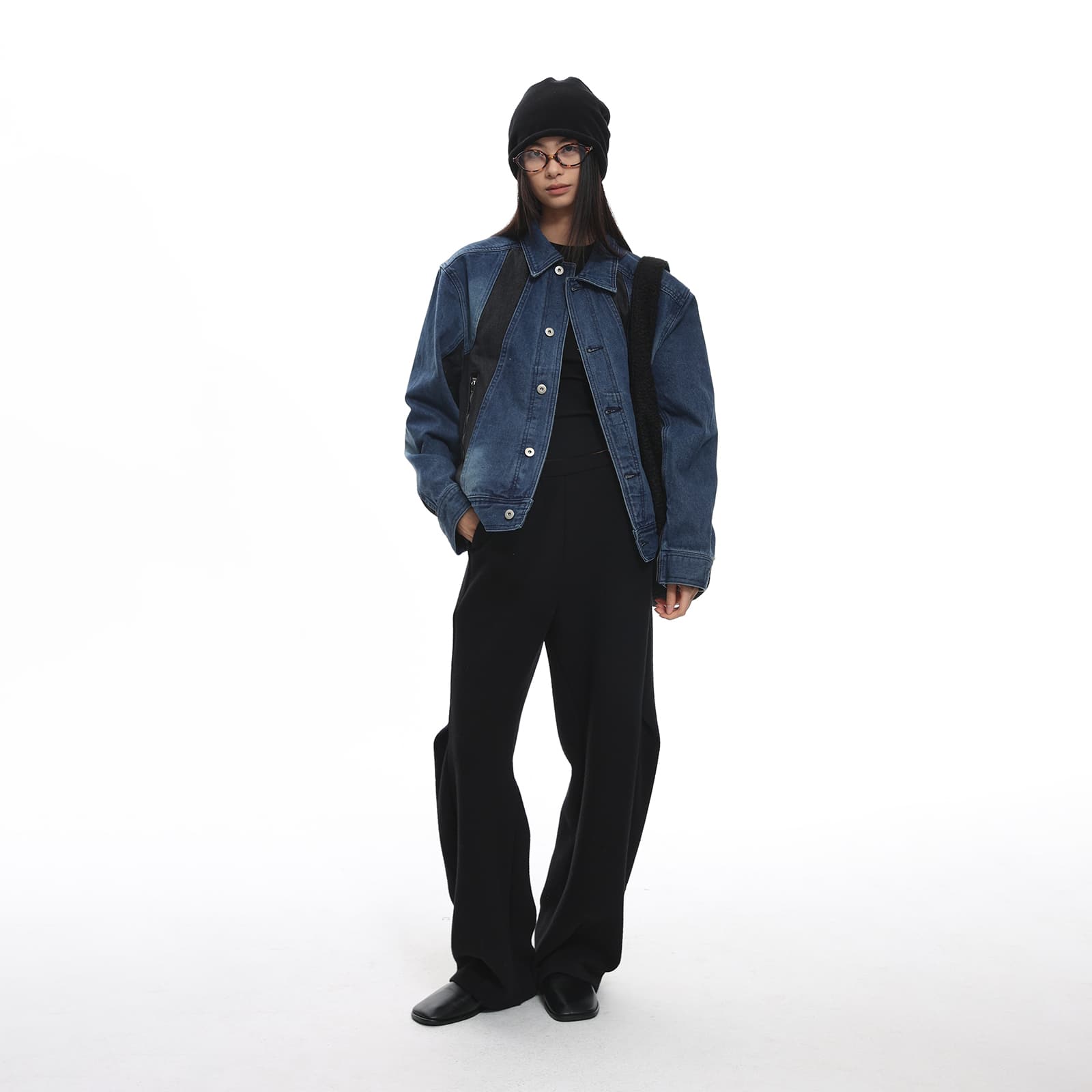 Джинсовая куртка ROARINGWILD Denim Jacket Blue - изображение 6
