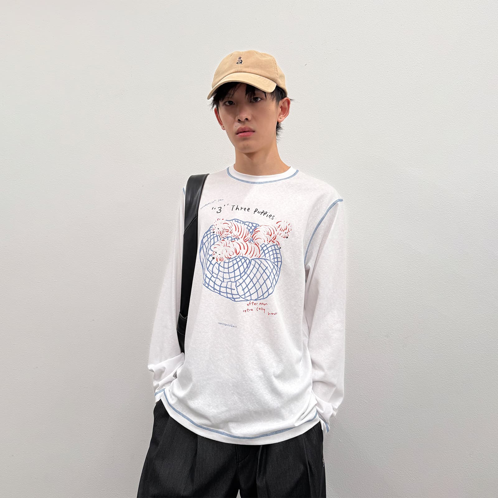 Футболка ROARINGWILD T-Shirt Унисекс Белый - изображение 6