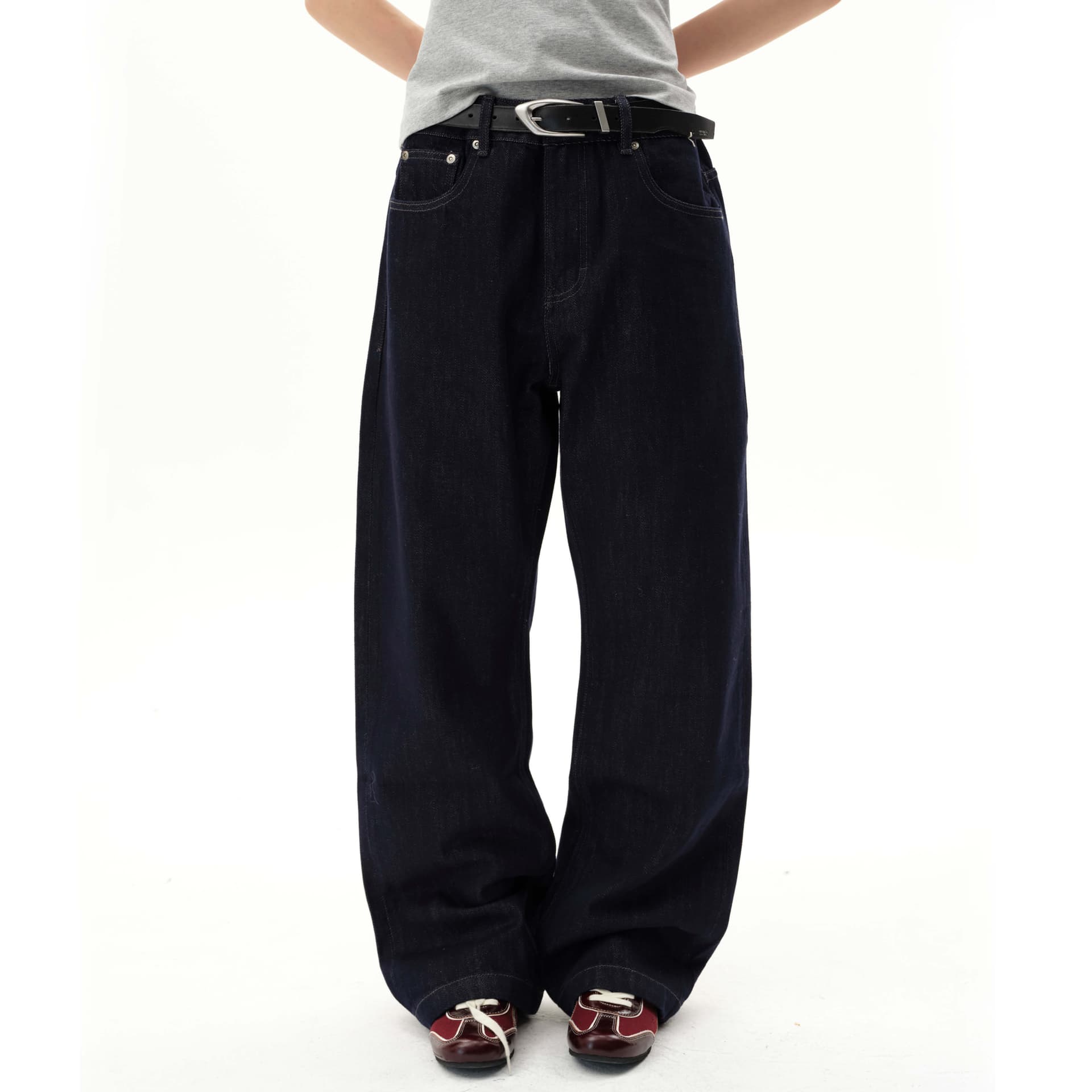 Штаны ROARINGWILD Blue Unisex Jeans ROARINGWILD Синий Унисекс Джинсы - изображение 3