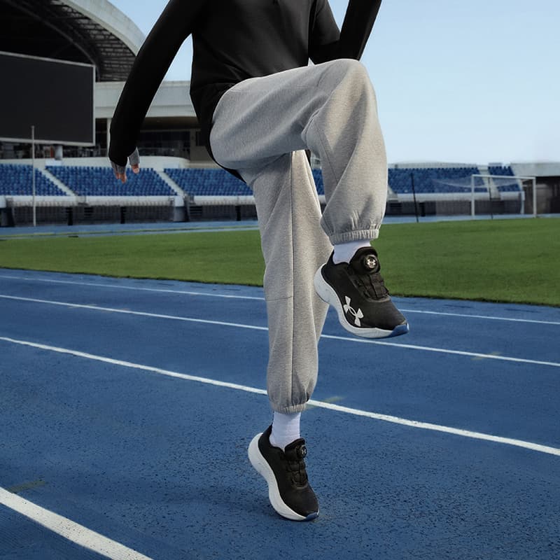 Under Armour Вересковый серый Kids Спортивные трикотажные брюки - изображение 8