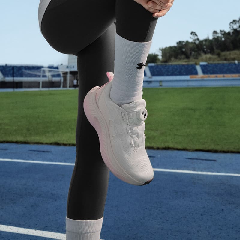 Кроссовки Under Armour Comprehensive Training Детские беговые кроссовки Low Топ Розовый Kids - изображение 8