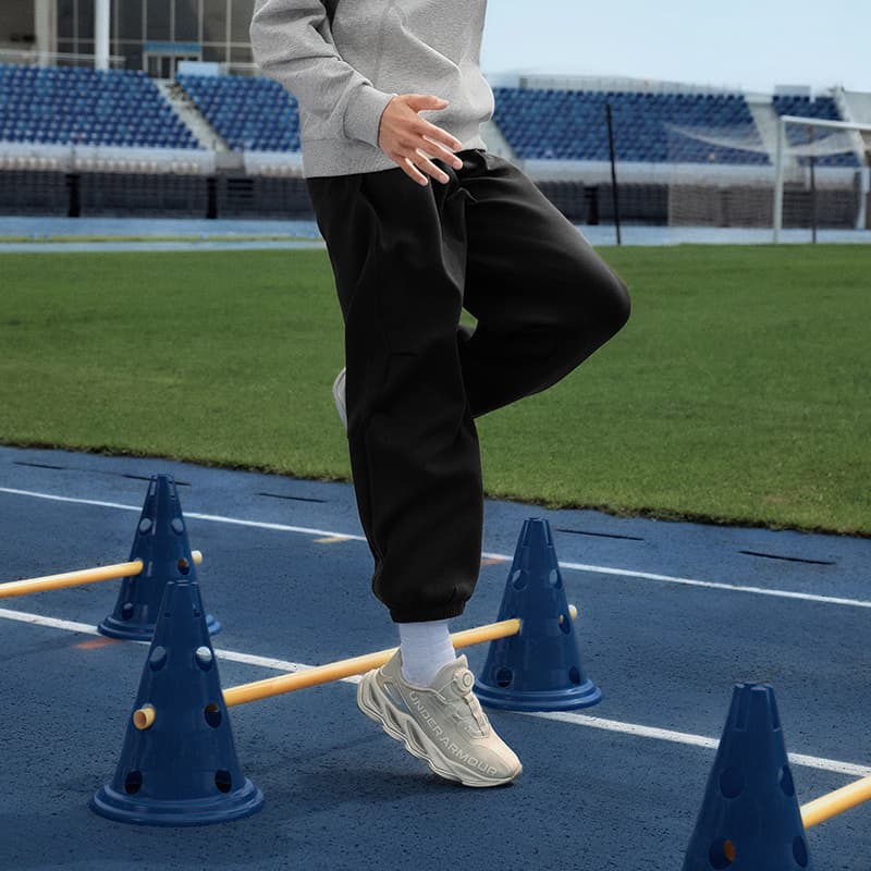 Under Armour Черный Kids Спортивные трикотажные брюки - изображение 6
