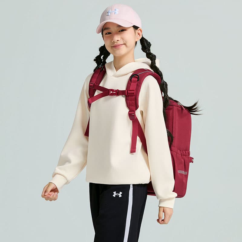 Рюкзак Under Armour Полиэстеровый Рюкзак Большой Женский Красный - изображение 7