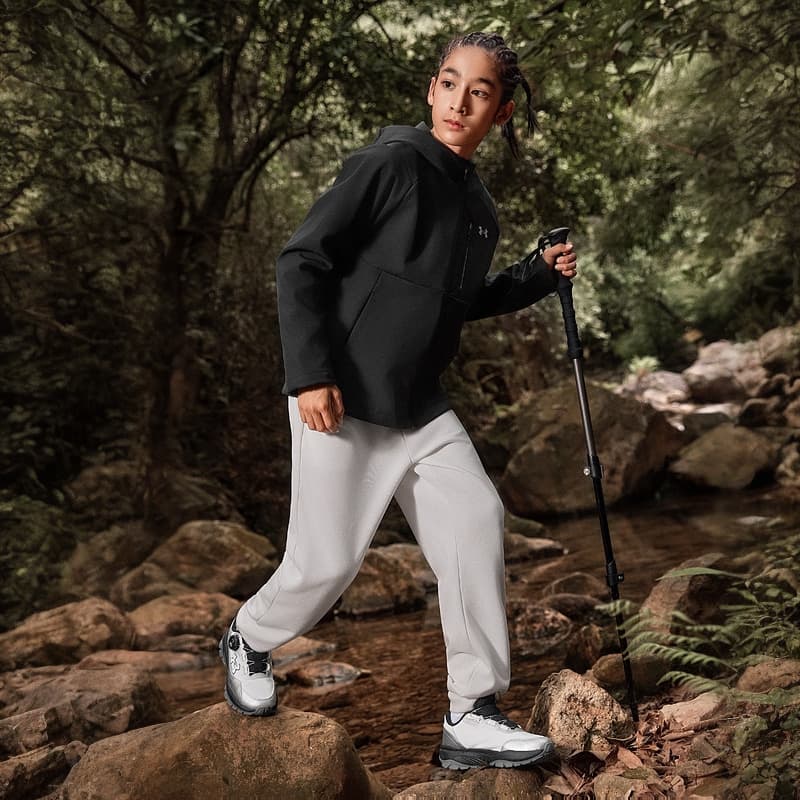 Under Armour Outdoor Collection Детская активная обувь Серебристо-черная Kids - изображение 5
