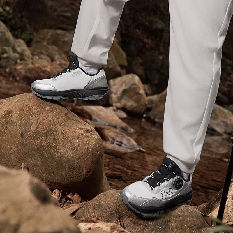Under Armour Outdoor Collection Детская активная обувь Серебристо-черная Kids - изображение 7