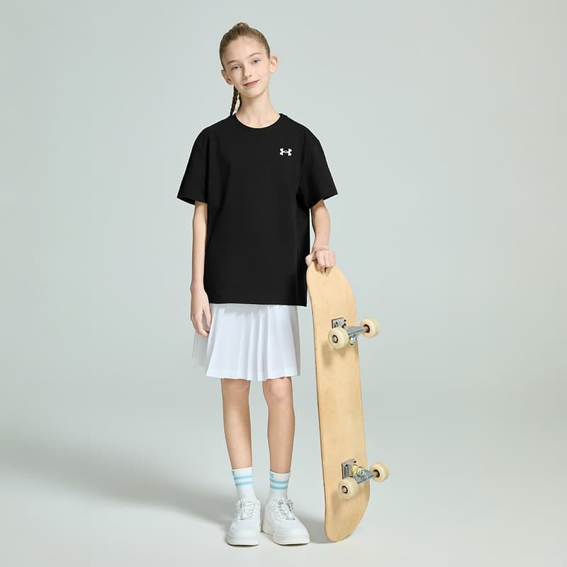 Футболка Under Armour Черные Детские Футболки - изображение 4