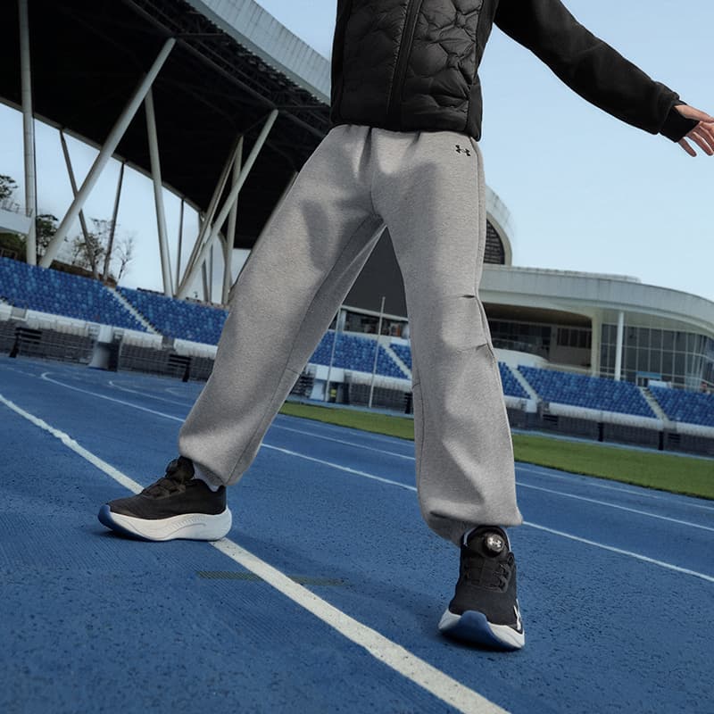 Under Armour Вересковый серый Kids Спортивные трикотажные брюки - изображение 7