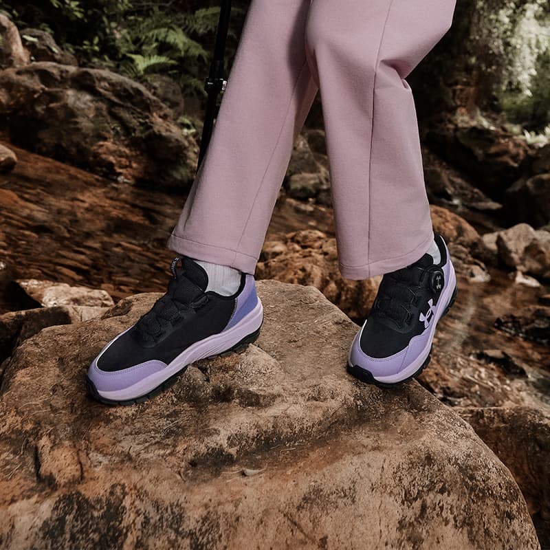 Under Armour Outdoor Collection Детская активная обувь Черный Фиолетовый Kids - изображение 5
