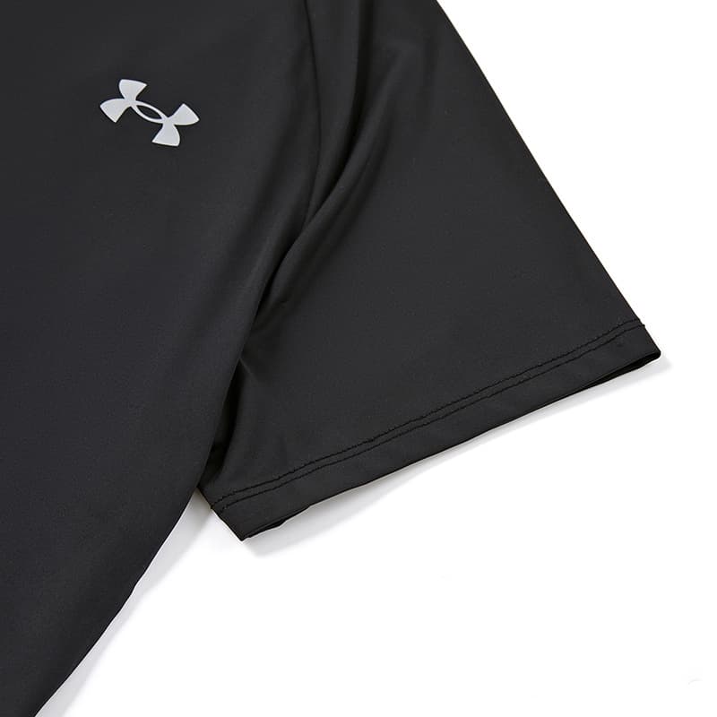 Under Armour Черный Детский Быстросохнущий T-Рубашки - изображение 5