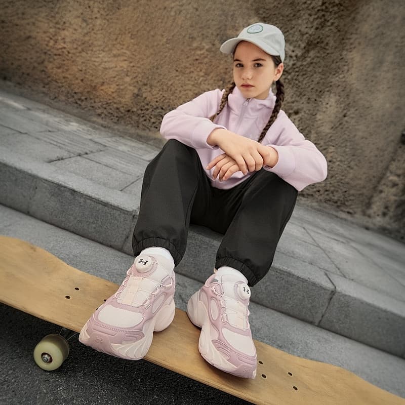 Кроссовки Under Armour Life Collection Детская повседневная обувь Low Топ Розовый Kids - изображение 4