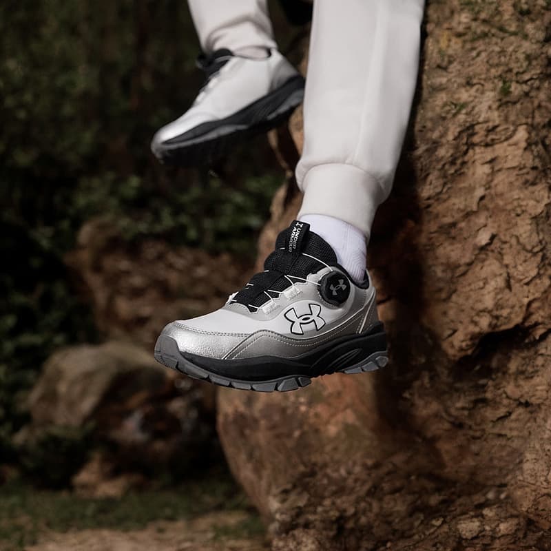 Under Armour Outdoor Collection Детская активная обувь Серебристо-черная Kids - изображение 8