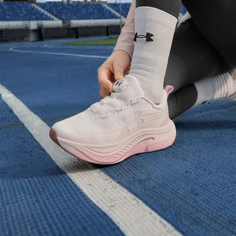 Кроссовки Under Armour Comprehensive Training Детские беговые кроссовки Low Топ Розовый Kids - изображение 6