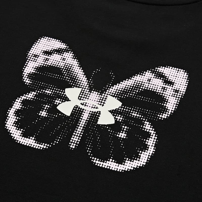 Футболка Under Armour Черные Детские Футболки - изображение 8