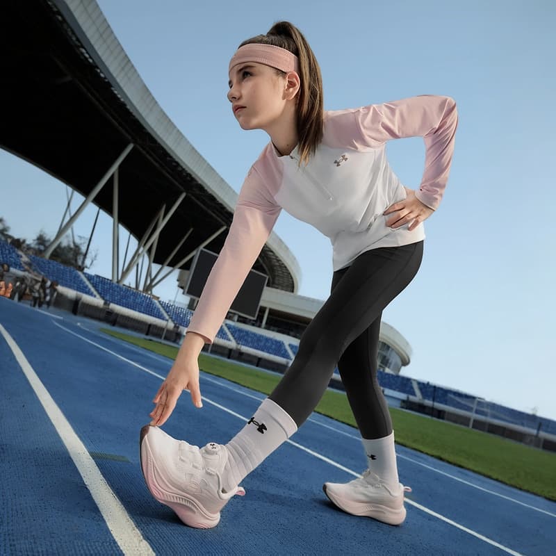 Кроссовки Under Armour Comprehensive Training Детские беговые кроссовки Low Топ Розовый Kids - изображение 5