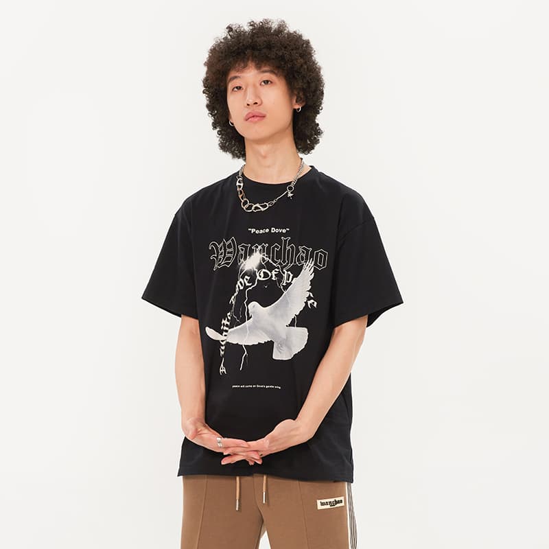 Футболка WANCHAO CP Logo T-Shirt Black - изображение 3