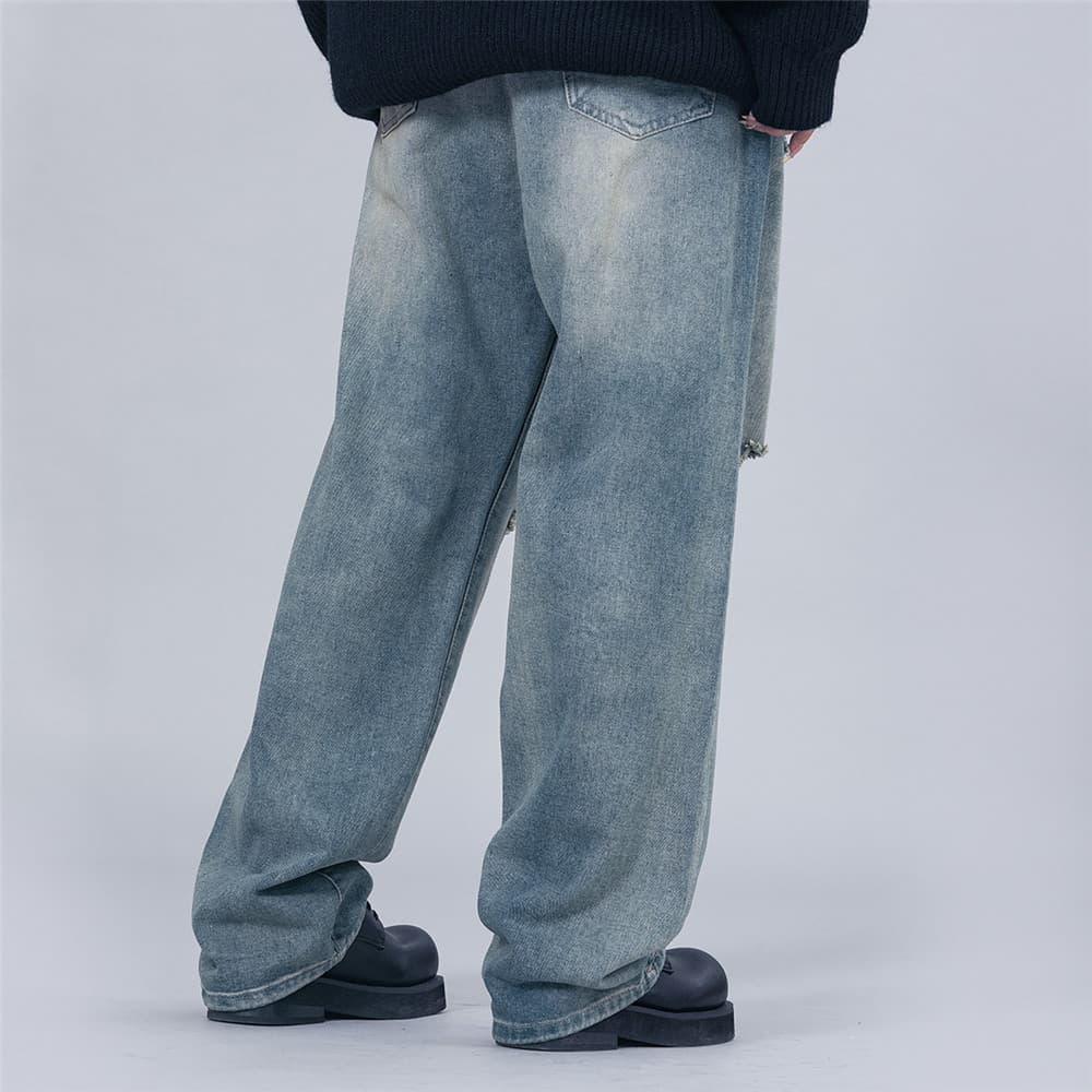 Штаны Xingjizhe Vintage Blue Jeans - изображение 7