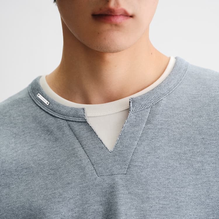 Кофта PEACEBIRD MEN Henry Collar Long Sleeve T-Shirt - изображение 2