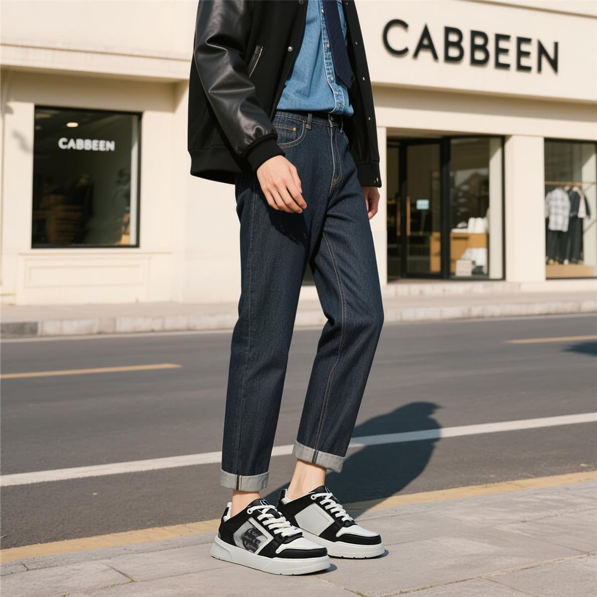 Кроссовки Cabbeen Low Топ Скейтборд Обувь Мужской - изображение 8