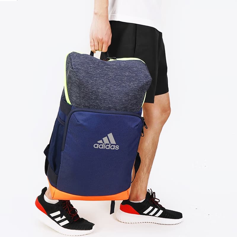 Спортивная сумка Adidas Полиэстеровый Рюкзак Стандартный (Standard) Унисекс Синий - изображение 7
