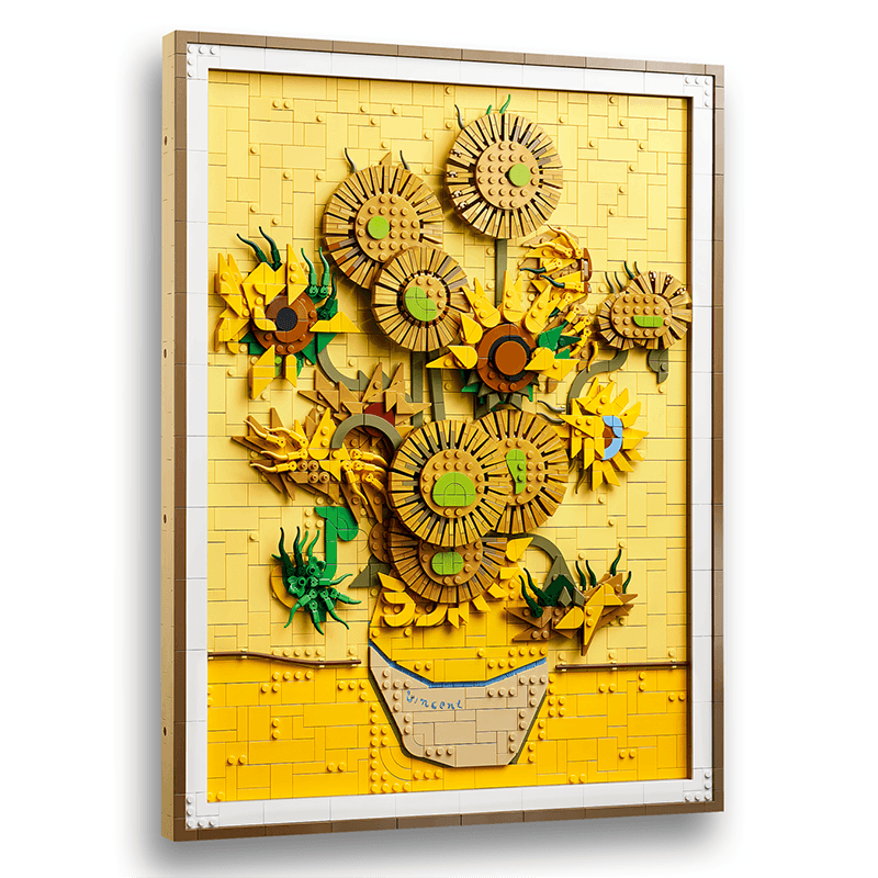 Конструктор LEGO Art Life Series FANGAOLIANMINGXILIE Подсолнух Конструкторы 2615 деталей L31215 - изображение 6