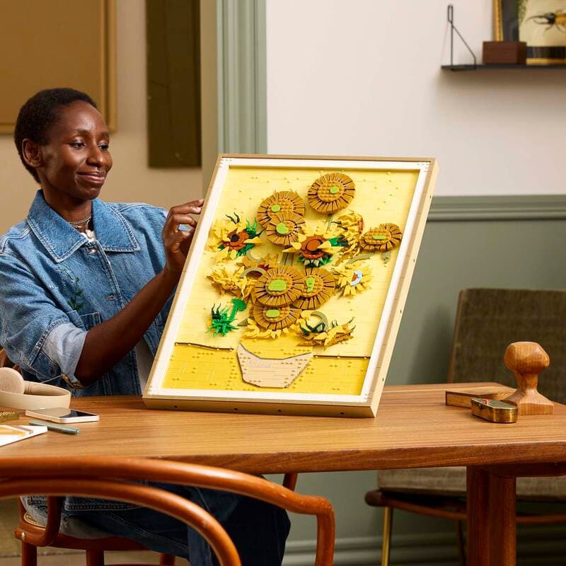 Конструктор LEGO Art Life Series FANGAOLIANMINGXILIE Подсолнух Конструкторы 2615 деталей L31215 - изображение 9