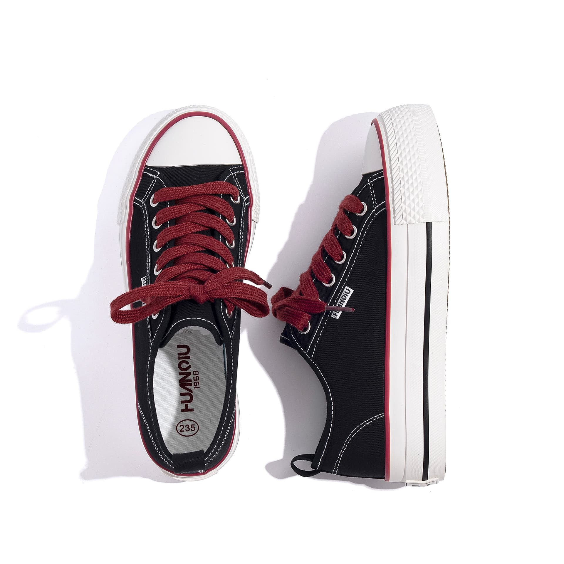 Кеды HUANQIU Canvas Shoes Low Top Women's - изображение 6