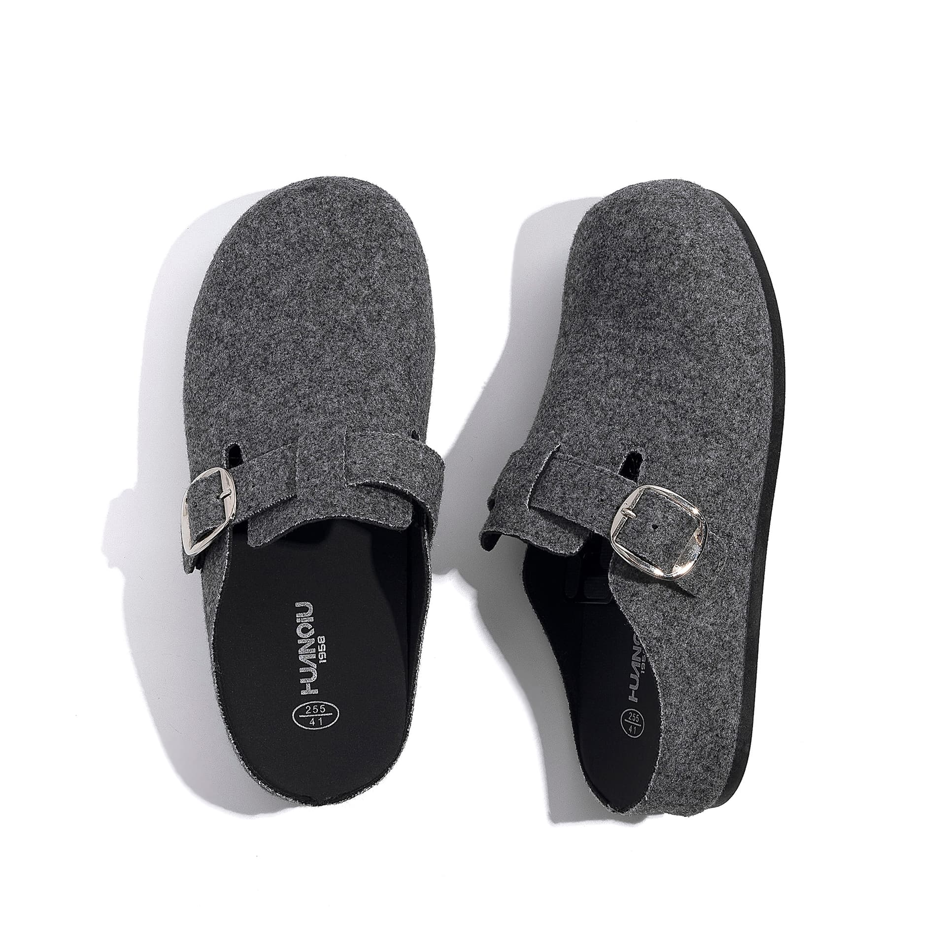 Сандалии HUANQIU Износостойкий Покрытие Увеличение роста Обувь Birkenstock Мужской Серый - изображение 5