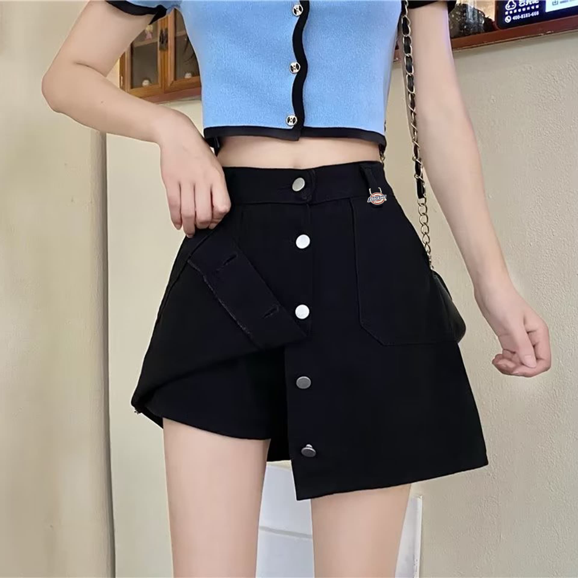 dickies Женские Джинсовые мини юбки - изображение 5